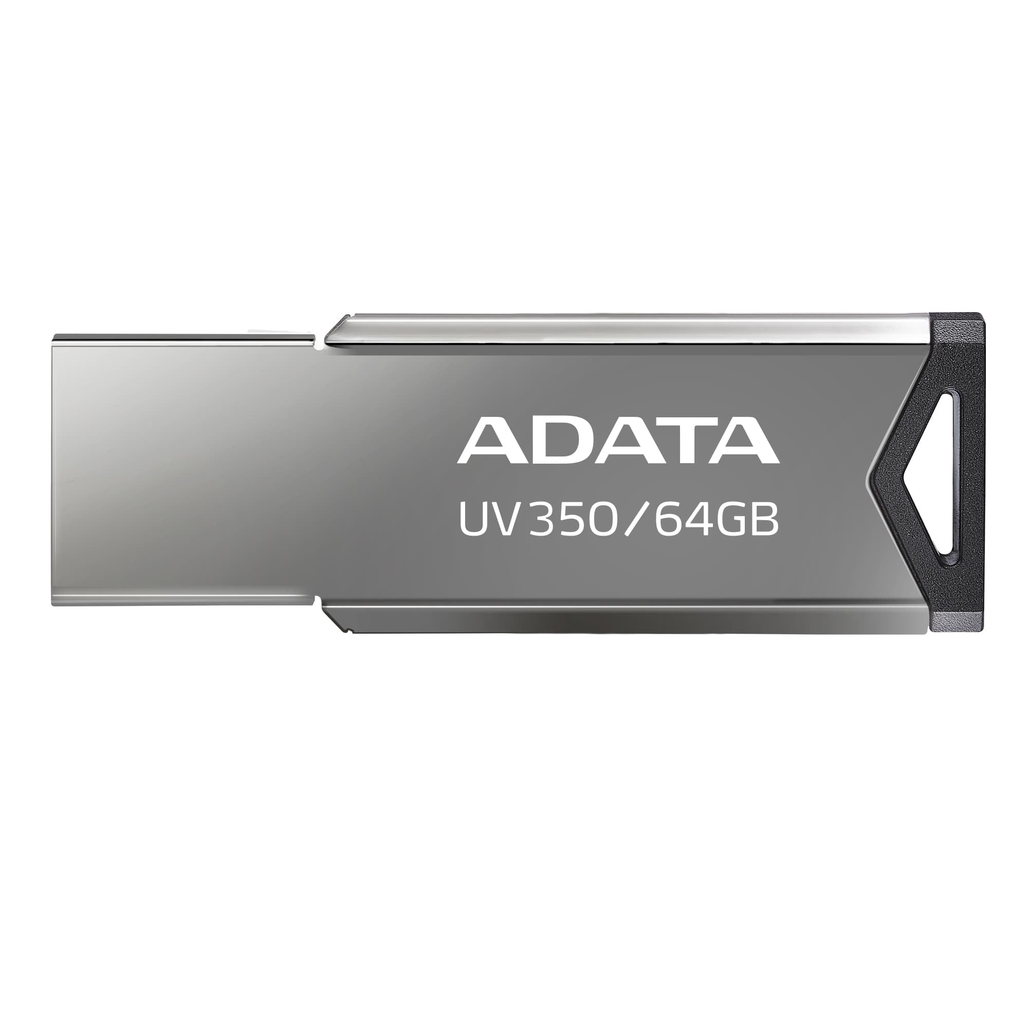 Memoria USB ADATA AUV350-64G-RBK - Metálico negro., 64 GB, USB 3.2 Gen1 Memoria USB ADATA AUV350-64G-RBK - Metálico negro., 64 GB, USB 3.2 Gen1